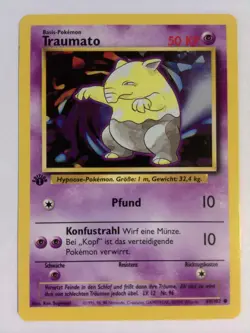 Pokemon Traumato/Drowzee Base Set 1st Edition German - Image 1
