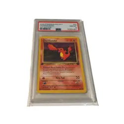 2000 PSA 8 Pokemon Charmander 1st Edition Rocket #50 Graded - Image 1