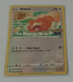Pokemon TCG: Pokemon Go - Ditto Unpeeled (Bidoof 059/079) - Image 1
