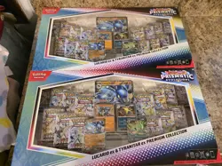 Sealed Pokemon Lucario & Tyranitar ex Prismatic Evolutions Premium Collection - Image 1