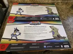 Sealed Pokemon Lucario & Tyranitar ex Prismatic Evolutions Premium Collection - Image 2