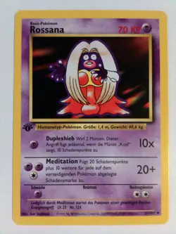 Pokemon Rossana/Jynx Base Set 1st Edition German - Image 1