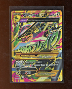 2015 Pokemon XY Ancient Origins M Mega Rayquaza EX 98/98 Full Art Holo Foil Rare - Image 1