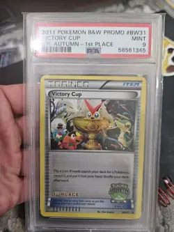 Pokemon 2012 Victory Cup 1st Place #BW31 Spring Battle Road Black & White PSA 9 - Image 1