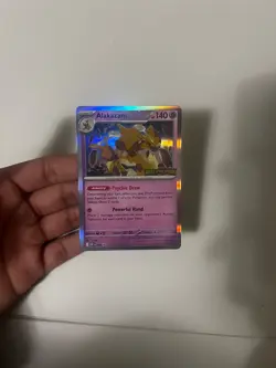 Pokemon Alakazam Mega Evolution Stamped Promo - Image 1