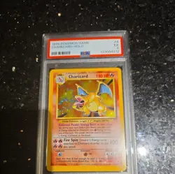 1999 Pokemon Game #4 Charizard - Holo PSA 5 EX - Image 1