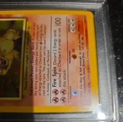 1999 Pokemon Game #4 Charizard - Holo PSA 5 EX - Image 5