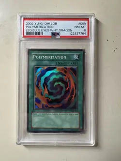 YUGIOH LOB-059 Polymerization The Legend of Blue Eyes White Dragon Unlimited - Image 1