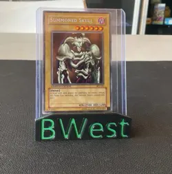 Summoned Skull BPT-002 Secret Rare 2002 Collectors Tin Yugioh MP HP - Image 1