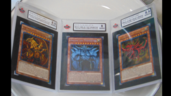 🔥 Set of 3 God Cards 🔥Obelisk🔥Slifer🔥Ra Yugioh GRADED 8.5 / 8 LDK2 +CT13 - Image 1