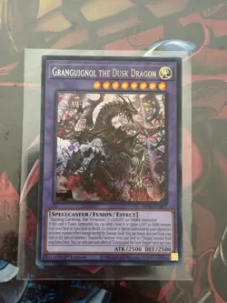 Yugioh Granguignol The Dusk Dragon MP24-EN067 Prismatic Secret Rare 1st Ed NM - Image 1