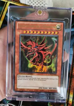 *** SLIFER THE SKY DRAGON YUGIOH! Card - Image 2