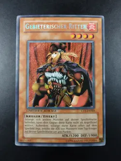 YUGIOH 2004 | COMMAND KNIGHT | CT1-DE003 | GERMAN | LIMITED EDT | EXCELLENT - Image 1