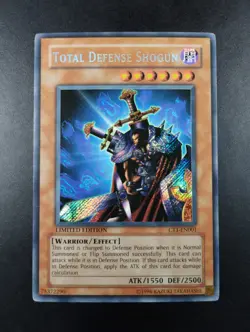 YUGIOH 2004 | TOTAL DEFENSE SHOGUN | CT1-EN001 | LIMITED | NEAR MINT - EXCELLENT - Image 1