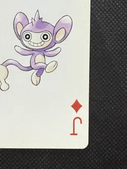 Pokemon Aipom Jack of Diamonds 190 Silver Deck Lugia Playing Card Poker - Image 4