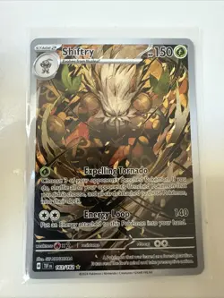 Pokemon TCG Shiftry Illustration Rare Holo Card 163/162SV05: Temporal Forces - Image 1