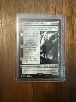 Summon: Primal Odin - Final Fantasy (FIN) - MTG Regular Card #121 - Rare - Image 1