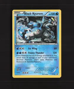 Black Kyurem XY160 XY Black Star Promo Holo Pokemon Card LP - Image 1