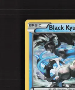 Black Kyurem XY160 XY Black Star Promo Holo Pokemon Card LP - Image 3