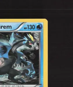 Black Kyurem XY160 XY Black Star Promo Holo Pokemon Card LP - Image 4