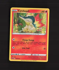 Cyndaquil SWSH221 Sword & Shield Black Star Promo Holo Pokemon Card NM - Image 1