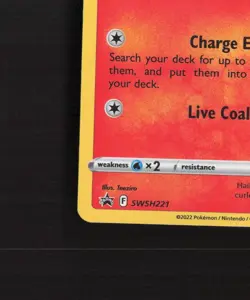Cyndaquil SWSH221 Sword & Shield Black Star Promo Holo Pokemon Card NM - Image 5