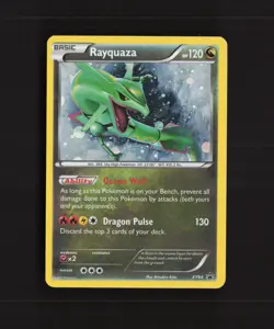 Rayquaza XY64 XY Black Star Promo Holo Pokemon Card LP - Image 1