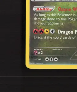 Rayquaza XY64 XY Black Star Promo Holo Pokemon Card LP - Image 5
