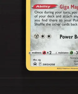 Magnezone SWSH208 Sword & Shield Black Star Promo Holo Stamped Pokemon Card LP+ - Image 5