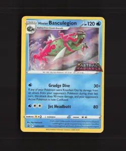 Hisuian Basculegion SWSH205 Stamped Black Star Promo Holo Pokemon Card LP - Image 1
