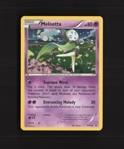 Meloetta XY193 XY Black Star Promo Holo Pokemon Card LP+ - Image 1