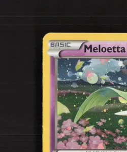 Meloetta XY193 XY Black Star Promo Holo Pokemon Card LP+ - Image 3