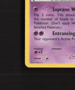 Meloetta XY193 XY Black Star Promo Holo Pokemon Card LP+ - Image 5