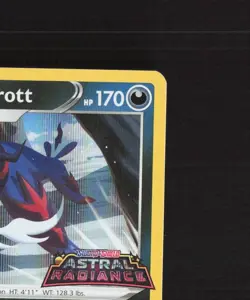 Hisuian Samurott SWSH207 Stamped Black Star Promo Holo Pokemon Card NM - Image 4