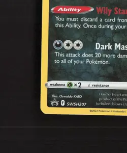 Hisuian Samurott SWSH207 Stamped Black Star Promo Holo Pokemon Card NM - Image 5