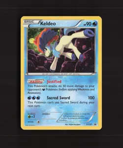 Keldeo XY191 XY Black Star Promo Holo Pokemon Card LP - Image 1