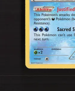 Keldeo XY191 XY Black Star Promo Holo Pokemon Card LP - Image 5