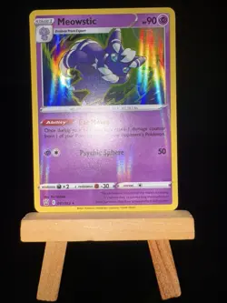 MEOWSTIC - 61/163 Battle Styles NM - Rare Holo - Pokemon TCG Card 2021 - Image 4