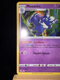 MEOWSTIC - 61/163 Battle Styles NM - Rare Holo - Pokemon TCG Card 2021 - Image 5