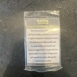 23K Gold Plated PIKACHU Trading Card 1999 Burger King Pokemon Ball Complete - Image 5