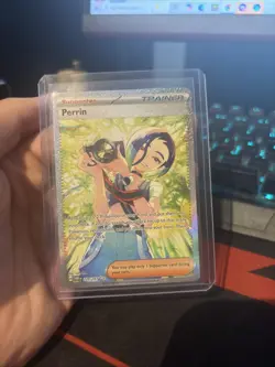 Pokemon TCG Perrin Card 220/167 Twilight Masquerade Special Illustration Rare - Image 1