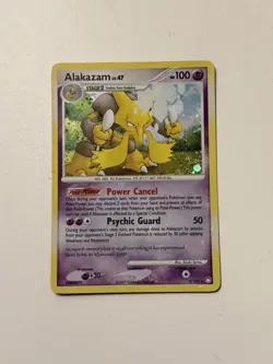 Alakazam Lv.47 2/123 Mysterious Treasures Ultra Holo Rare Pokemon Card - Image 1