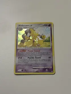 Alakazam Lv.47 2/123 Mysterious Treasures Ultra Holo Rare Pokemon Card - Image 2