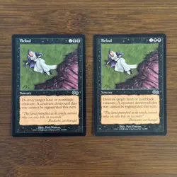 Befoul (x2) LP Urza's Saga 1998 Magic: the Gathering Card - Image 1