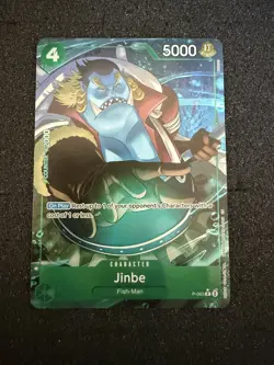 Jinbe P-063 New Illust PRB-02 ONE PIECE CARD THE BEST vol.2 ENGLISH - Image 1