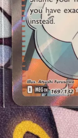 Pokemon TCG Mega Evolution Lillie’s Determination Full Art Trainer Card 169/132 - Image 5