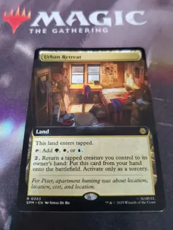 Mtg. Urban Retreat. Extended Art. Marvel's Spider-Man. Pack Fresh - Image 1