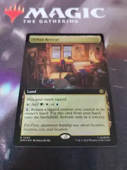 Mtg. Urban Retreat. Foil Extended Art. Marvel's Spider-Man. Pack Fresh - Image 1