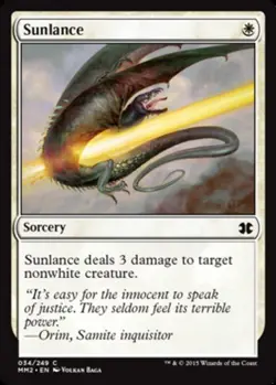 Sunlance - Modern Masters 2015 #034/249 MTG Magic The Gathering - Image 1