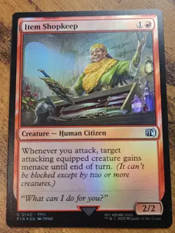 Item Shopkeep -Foil - 0142 - Final Fantasy MTG NM Magic The Gathering - Image 2